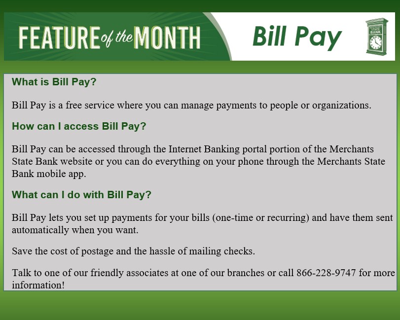 FOTM Bill Pay